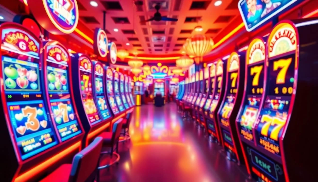 Nổ Hũ online slot machines with vibrant graphics and interactive gameplay experience.
