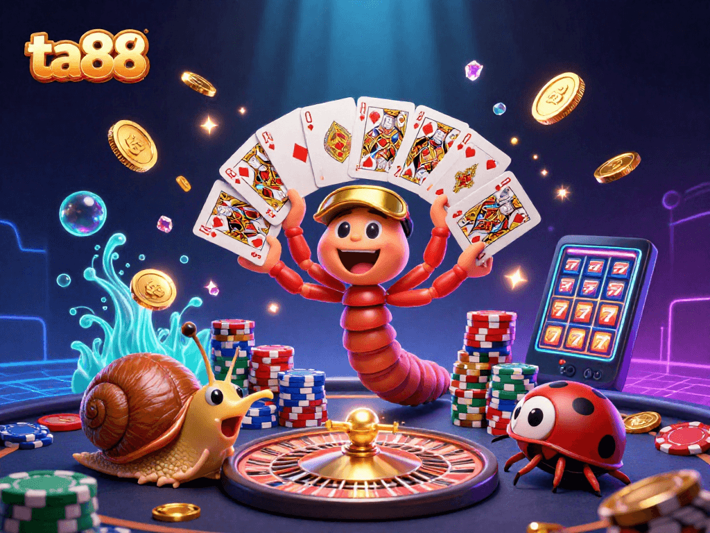 Engage with the ta88 gaming experience as a millipede dealer dazzles players with cards.