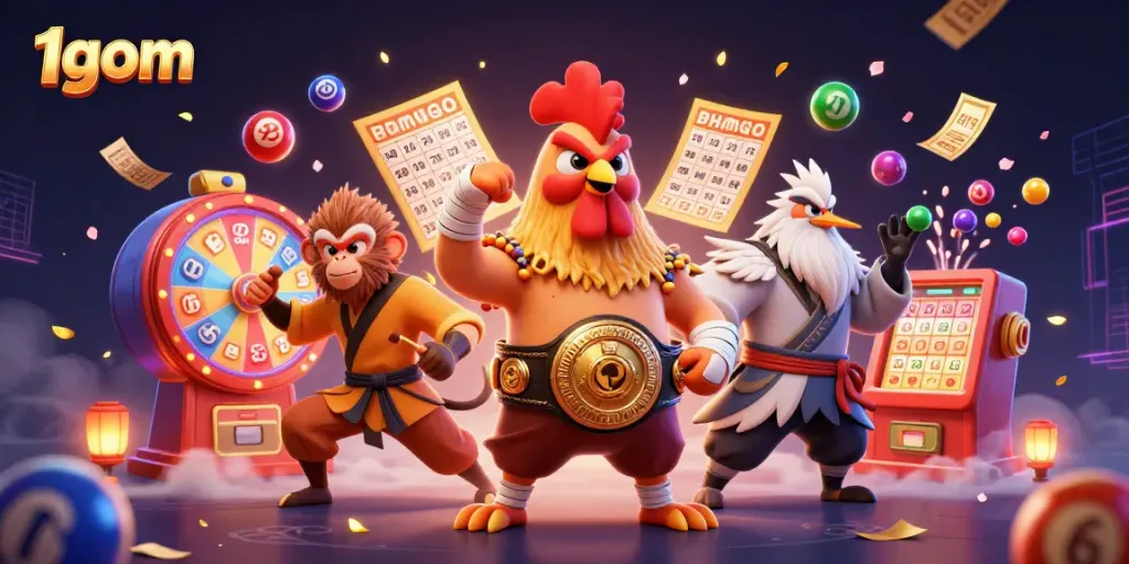 Engage in thrilling gameplay with 1gom featuring dynamic lottery balls and colorful gaming elements.