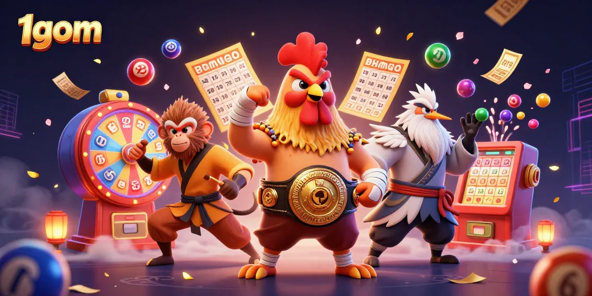Engage in thrilling gameplay with 1gom featuring dynamic lottery balls and colorful gaming elements.