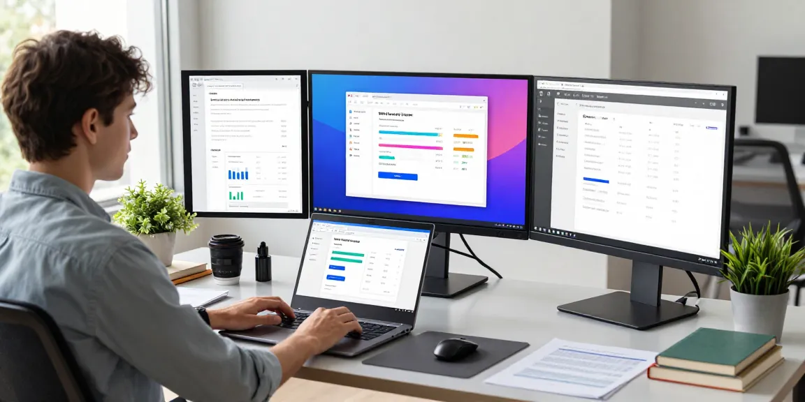 WPS Download interface on laptop in a modern workspace, showcasing productivity tools and tech elements.