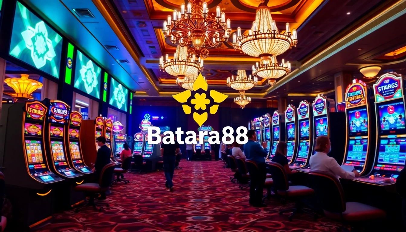 Experience Batara88's luxurious slot machines in an exciting casino atmosphere.