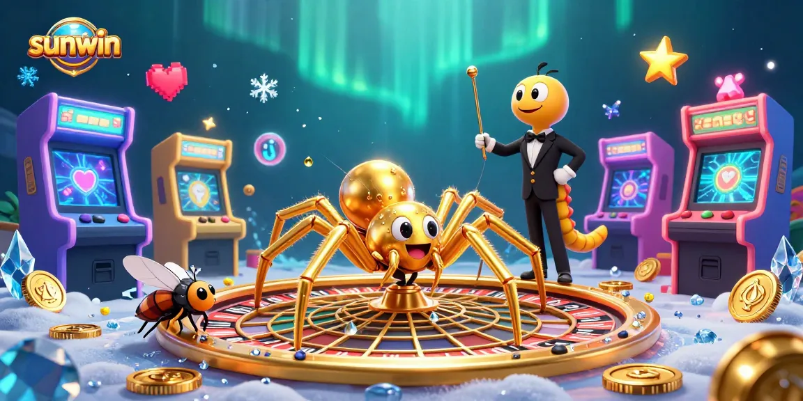 Engage with sunwin's thrilling golden roulette web, featuring vibrant game details and colorful characters.