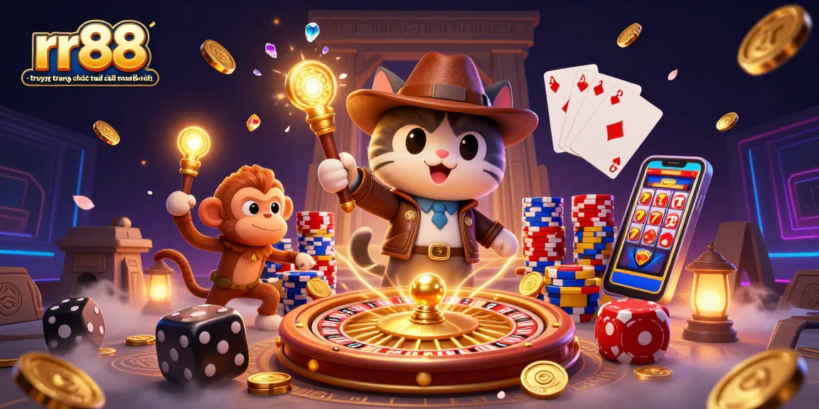 Experience the thrilling rr88 - truy cập trang chủ nhà cái rr88 mới nhất with captivating casino-themed adventure elements.